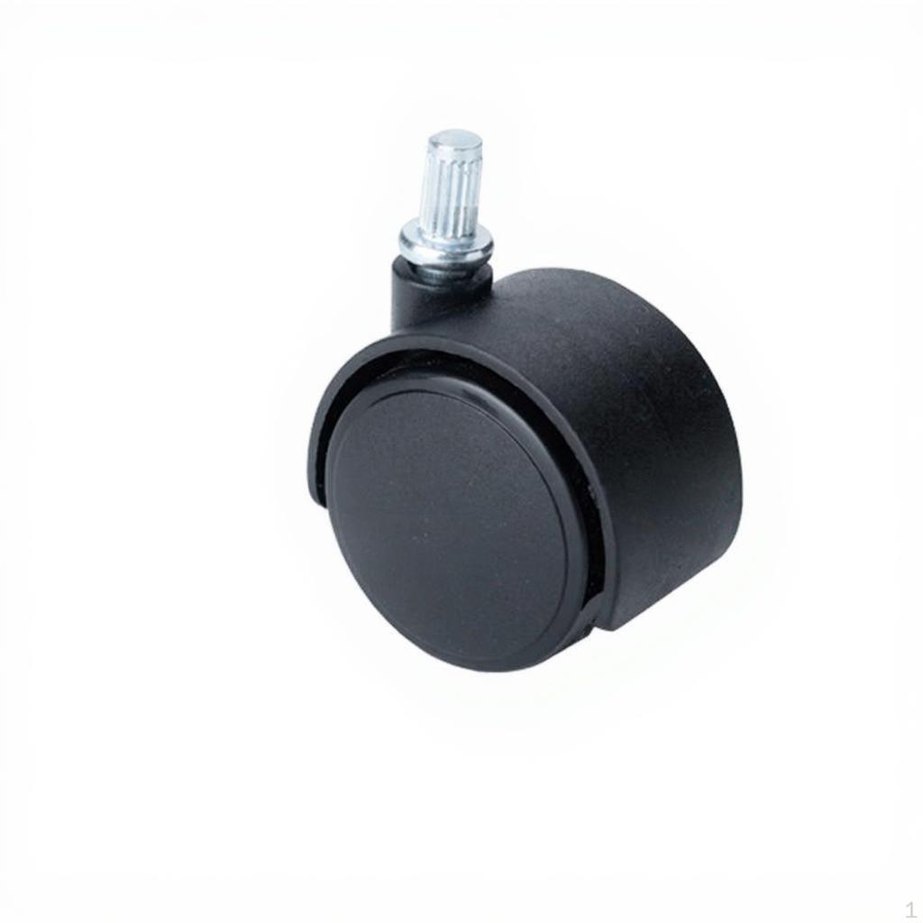 Caster Wheel, Universal Garbage Bin Accessory, Easy Installation Plain 0.73cm 2pcs