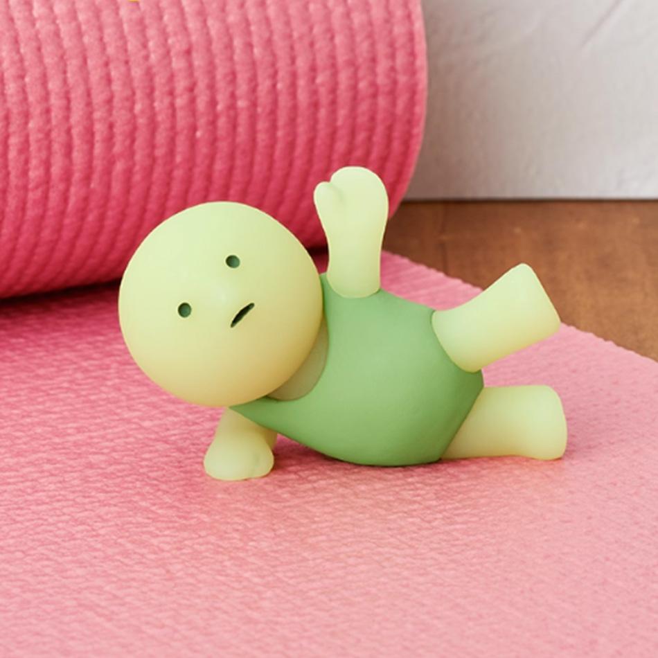 Trendy Night Light Blind Box - Jun 1234 Generation Play Fitness Yoga Bedroom Decor Cute Car Pendant Ornament