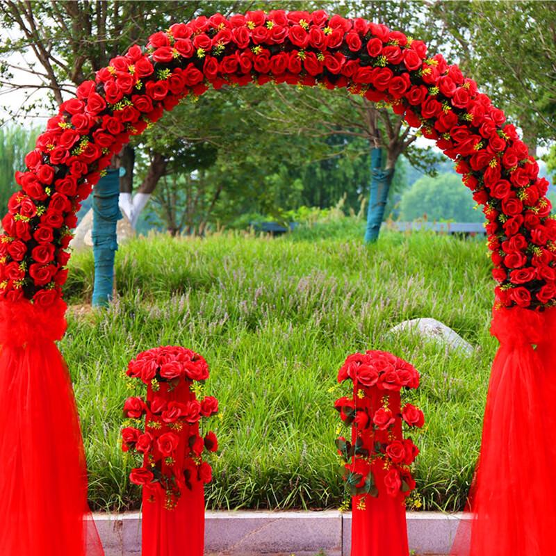 Wedding Silk Flower Arch Gate