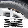 3D Aluminium 4MATIC Logo Wheel Rim Sticker Decals Emblem Badge For Mercedes Benz A B C E S GLA GLC GLE GLS CLS Accessories AR1