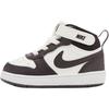 Court Borough 2 Comfortable Durable Mid-Top Walking Shoes Baby Shoes White Beige CD7784-126