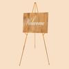 Display Stand Adjustable Height Anti-slip Solid Collapsible Fixed Poster Metal Wedding Sign White Easel Stand The Party