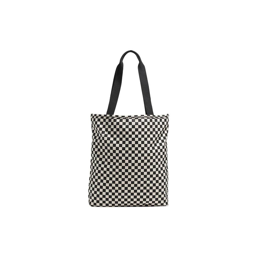 Vans Fashion Trend Zipper Canvas Tote Shopping Bag Unisex Tote Bags VN0A7YT7Y28
