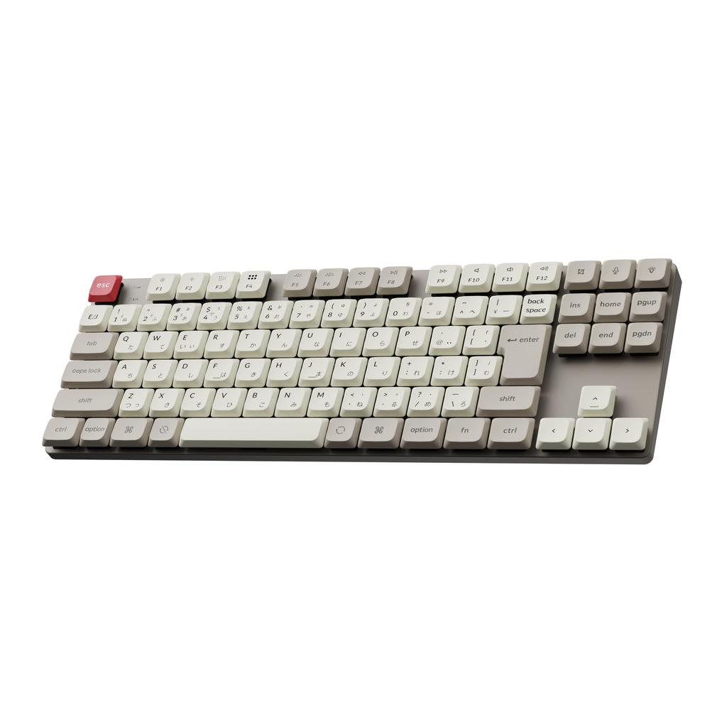 K1 Max Retro Color QMK Wireless Custom Mechanical Bluetooth Wireless and Wired LED Profile Gateron Windows Compatible Profile Gateron Mechanical