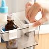 Refrigerator Storage Shelf Used For Side Door Storage Partition Retractable And Expandable Shelf Kitchen Bottle Rack Organizer