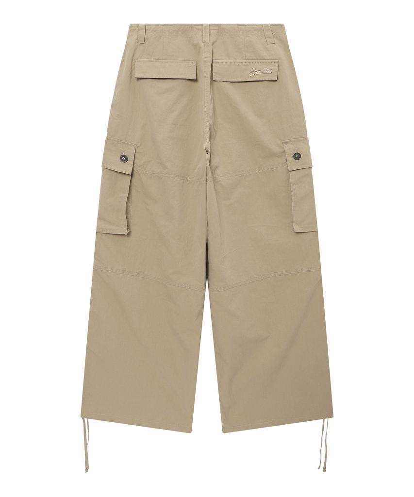 Syupeodeulai Women'S Cargo Wide Pants 2 Dark Beige Sdfldaq47Dbe