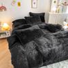 Comforter 3/4Pcs Warm Bedding Set Mink Velvet Shaggy Super Soft Coral Fleece Bed Sheet S