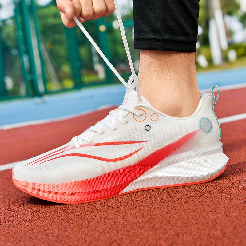 Men's casual sports shoes new four season versatile comfortable anti slip wear-resistant thick soled running casual sports shoes