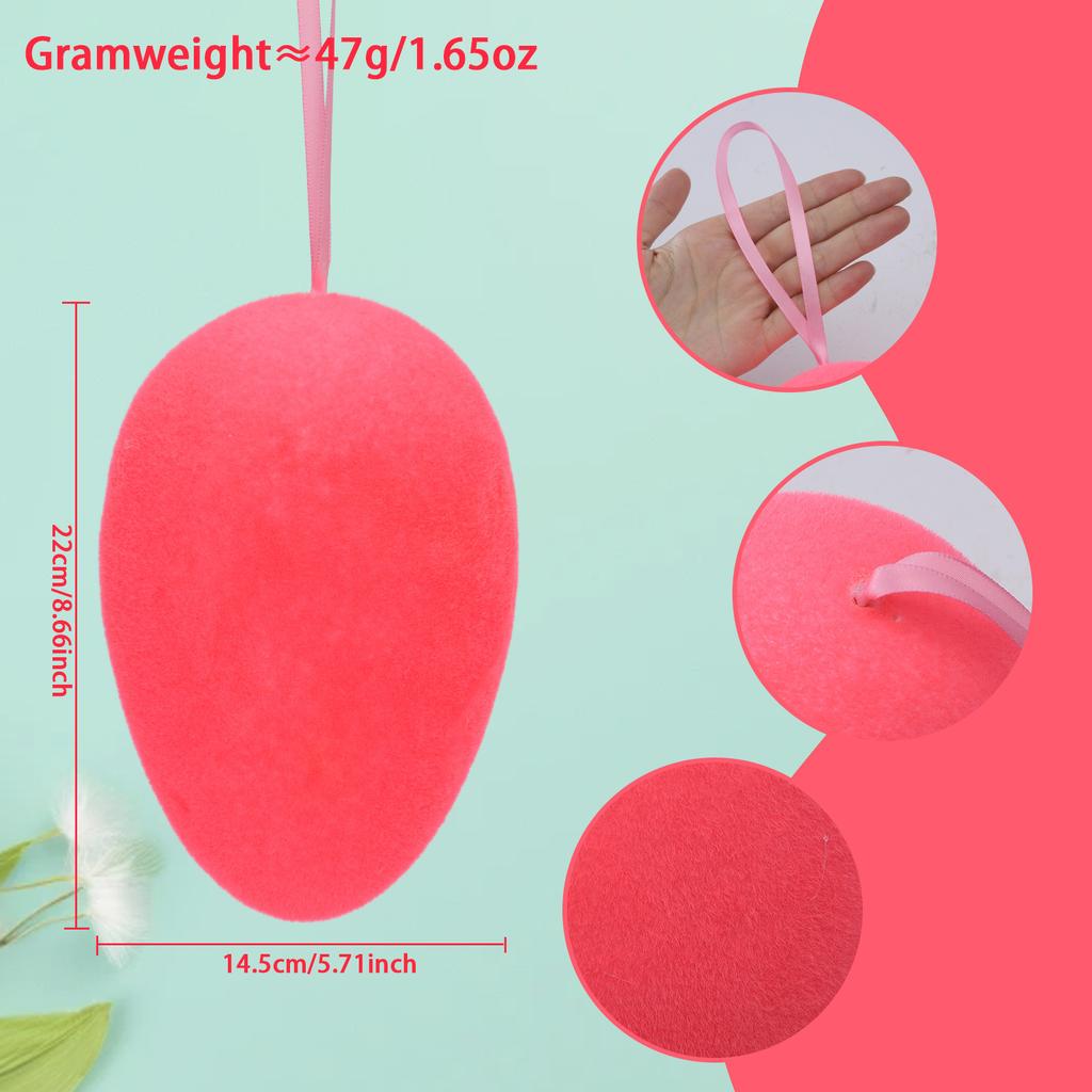 Flocking Easter Ornament - Toys And Festive Decor, Ideal As Children's Gift Or Home Decoration To Create Holiday