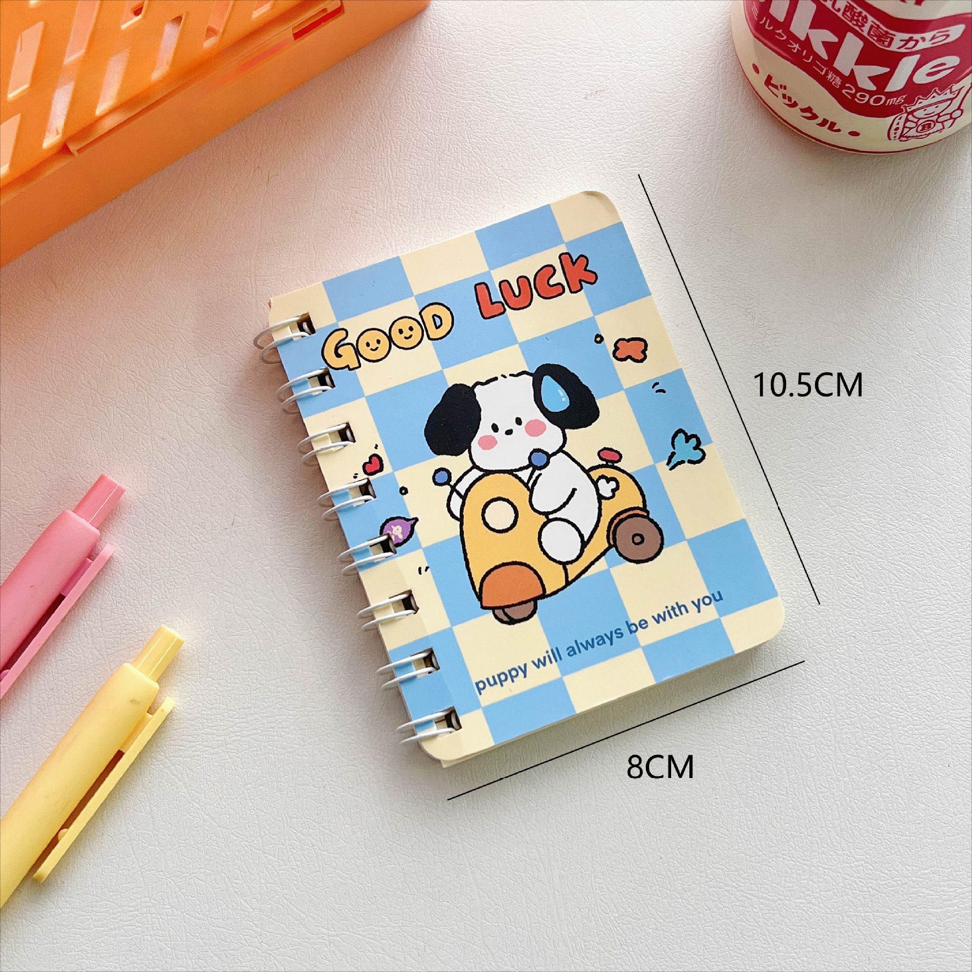 

Милый пухлый панда мультфильм А7 спиральный блокнот 80 страниц карманный блокнот офис школьные учебные принадлежности мини кавайный дневник журнал