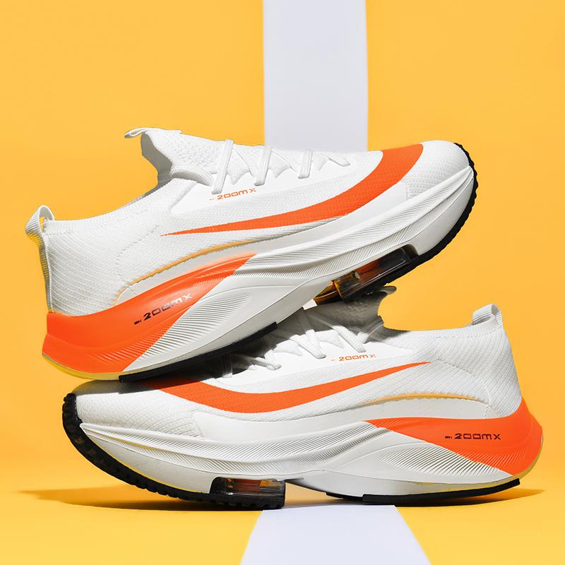 Herren Laufschuhe Atmungsaktiv Wettkampf Dämpfung Outdoor Paar Jogging Sneaker Trainer Luxusschuhe Rutschfest Mesh Offroad Schuhe