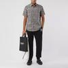 Burberry Shirts Men's Gray Pointed Collar Moderate Shirt 80293701