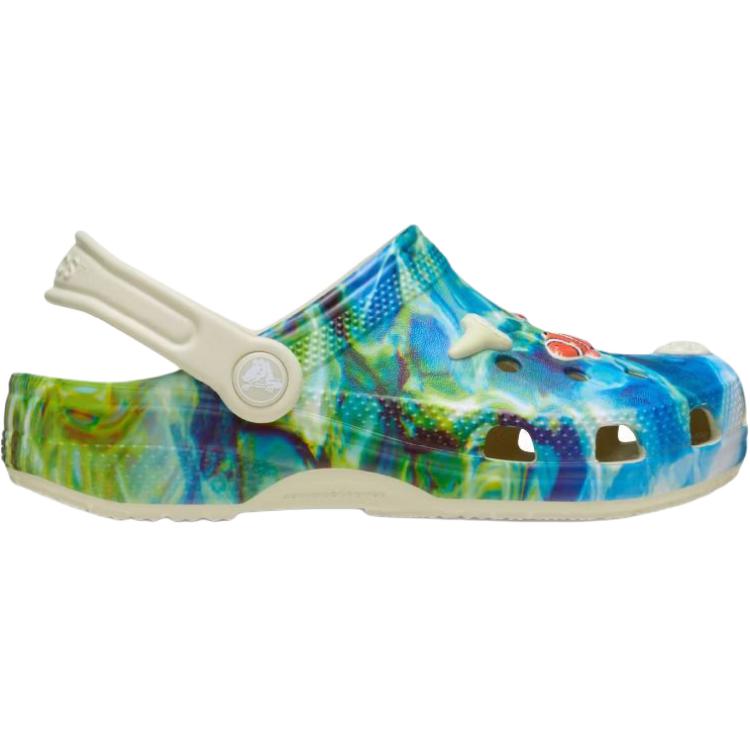 Crocs Classic Clog Children's Sandals Blue Green Infant And Toddler