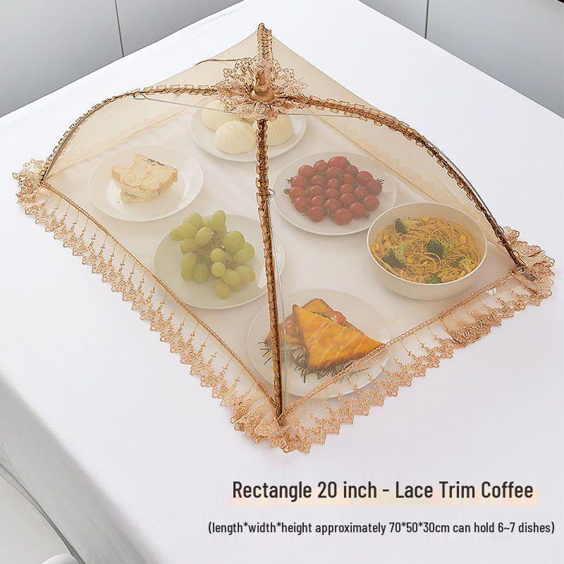 Embroidered Foldable Food Cover