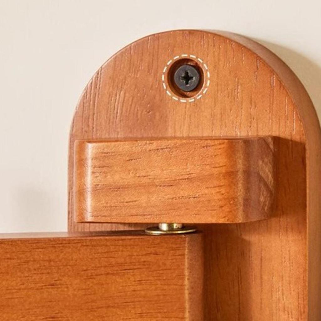 Wall Mounted Coat Hooks Minimalist Wood for Scarves Bag Apartment