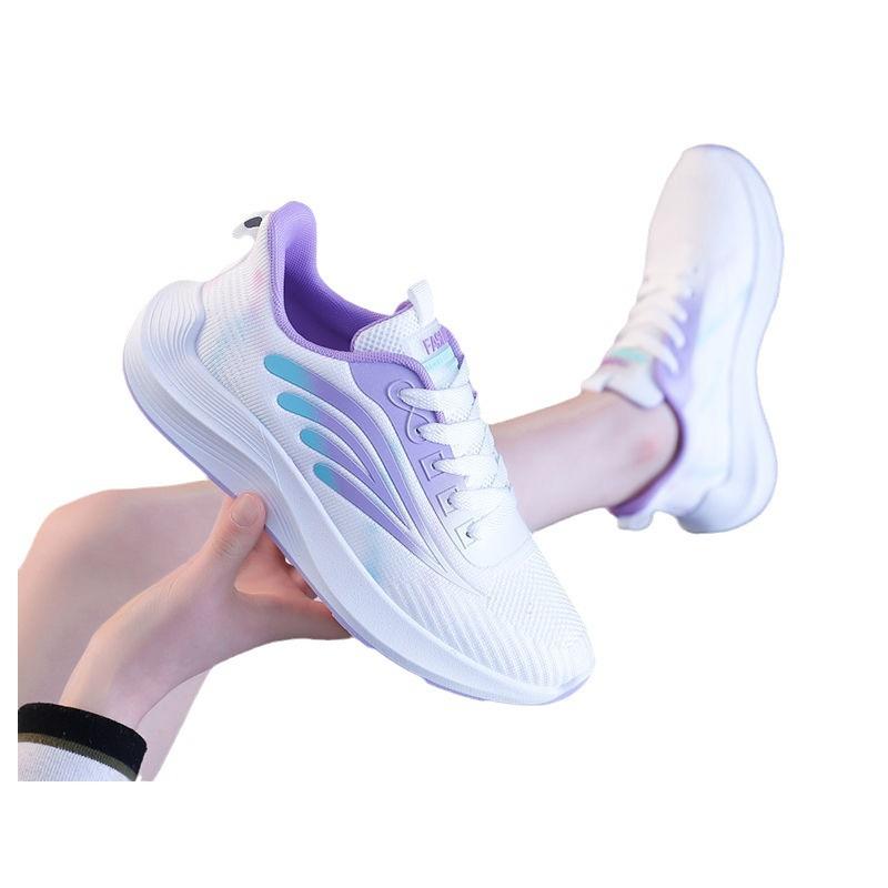 Manufacturer lightweight sports shoes women's 2025 new trend running shoes women's summer mesh breathable sports shoes