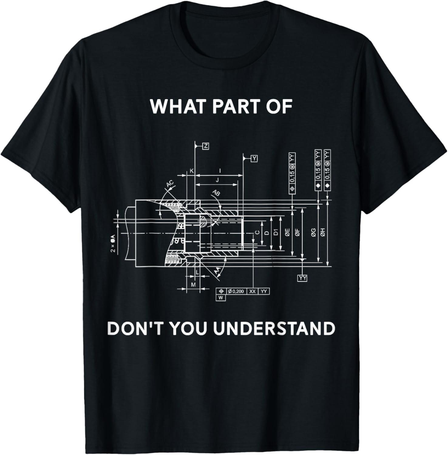 Funny Engineering T-Shirt - Mechanical Engineering T-shirt S разноцветный