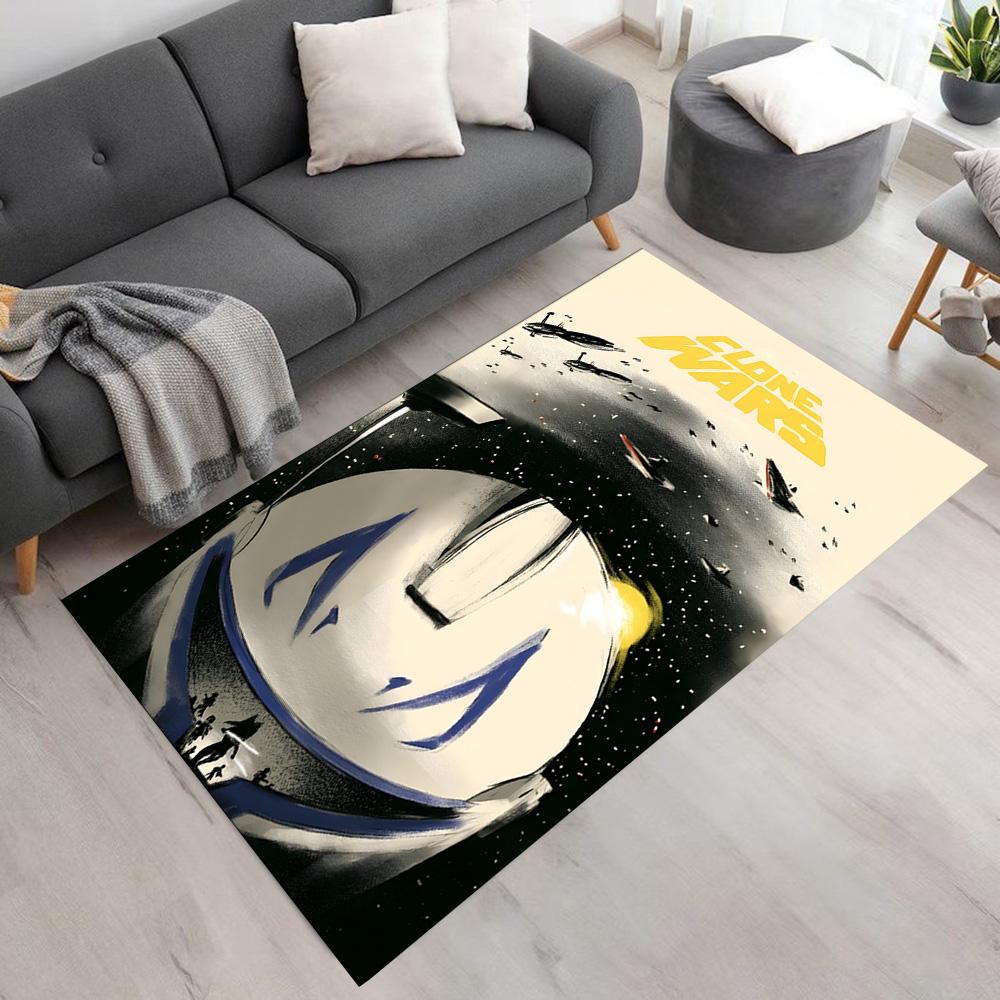 Star Wars Area Rug Design for Kitchen Game Room Balcony Study room Anti-slip Rug Office home decor Gift for Festivals