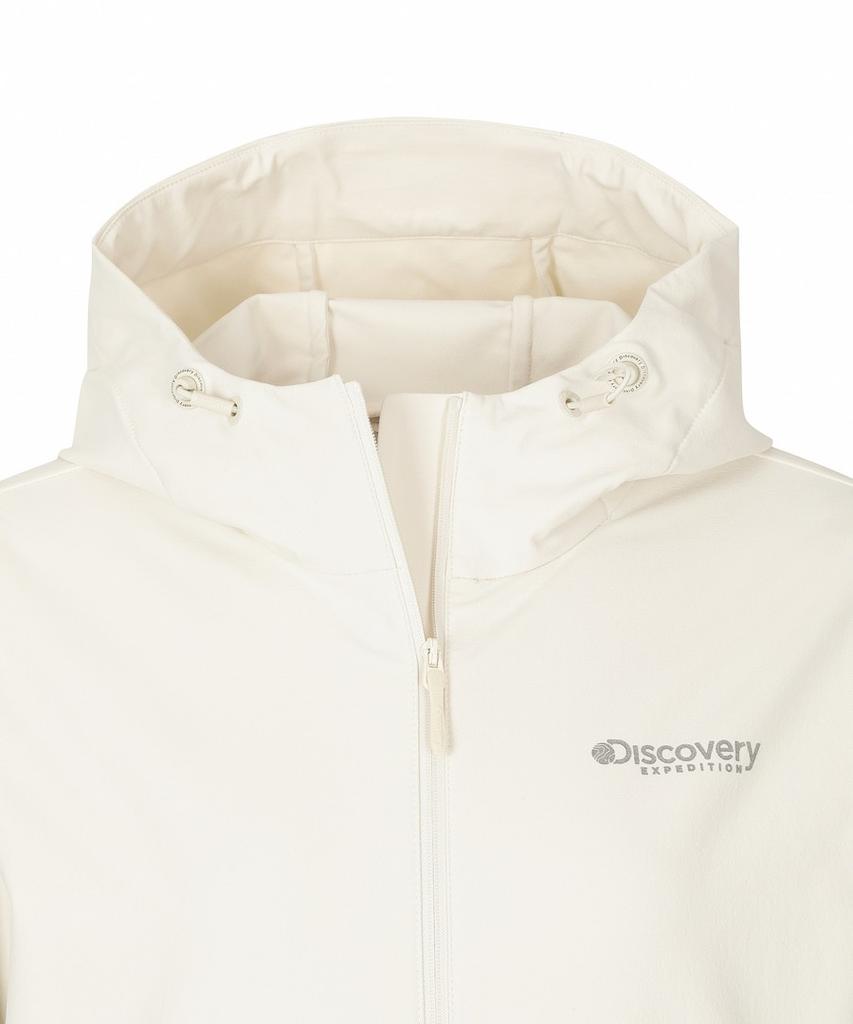 Discovery Expedition Women'S Essential Hooded Softshell Jacket (L/Cream)