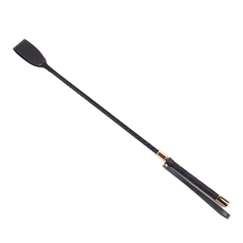60CM Black PU Leather Spanking Paddle Long Whip Flirting Slave  Bondage Flogger Sex Toys For Woman G Spot Adults Sex Shop 18
