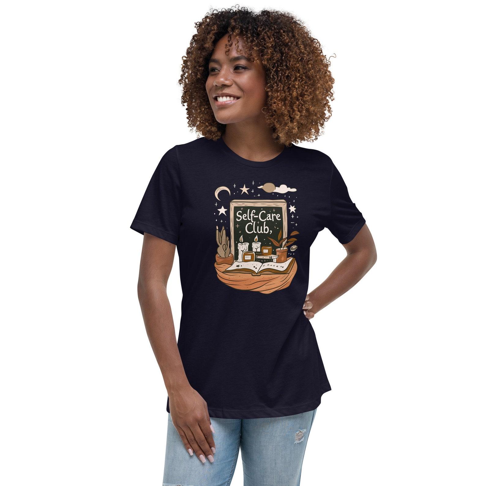 Self-Care Club Graphic T-Shirt: Inspirational Wellness Tee 4XL