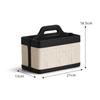 AhunderJiaz Light Luxury Multifunctional Leather Storage Box Remote Control Box Handle for Living Room Home Storage Ornaments