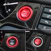 Accessoires de voiture Bouton-poussoir de démarrage/arrêt de moteur Autocollant Personnalisable Anneau Adhésif Facile à Installer Autocollant Décoratif