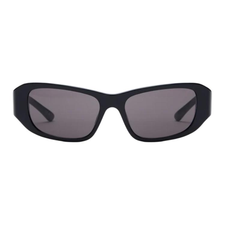 Balenciaga Letter Logo Rectangular Sunglasses Women sunglasses Black BB0365S001 F,Black