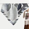 Autumn and Winter Velvet Purple Japanese Samurai 91 Large Square Scarf Women's Fashion Vacation Beach Silk Headscarf Shawl Thermal Scarf