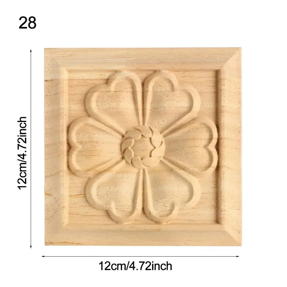 Solid Accessories European Style Vintage Wood Carved Home Decor Furniture Foot Legs Cabinet Seat Feets