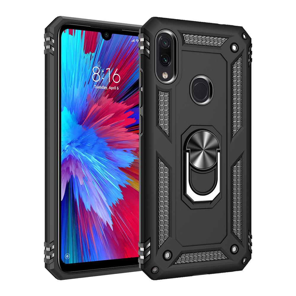 

для Xiaomi Redmi Note 7 Чехол-чехол Armor Rugged Military Противоударный автомобильный держатель Магнитный чехол-кольцо для Redmi Note 7 pro for POCO X3