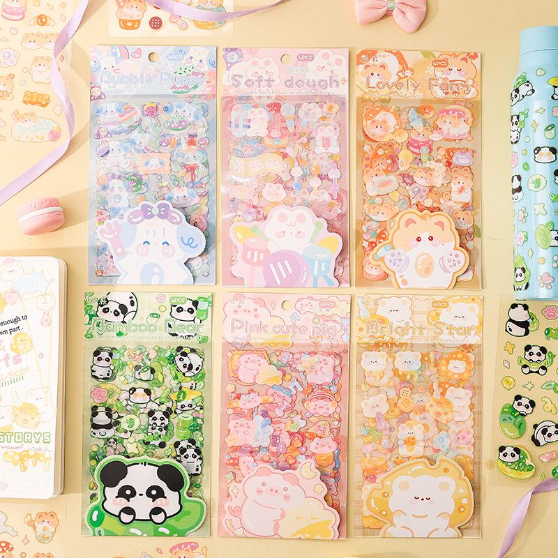 

Yuezhen Kawaii Paradise Cute Cartoon Die-Cut Stickers for Journals