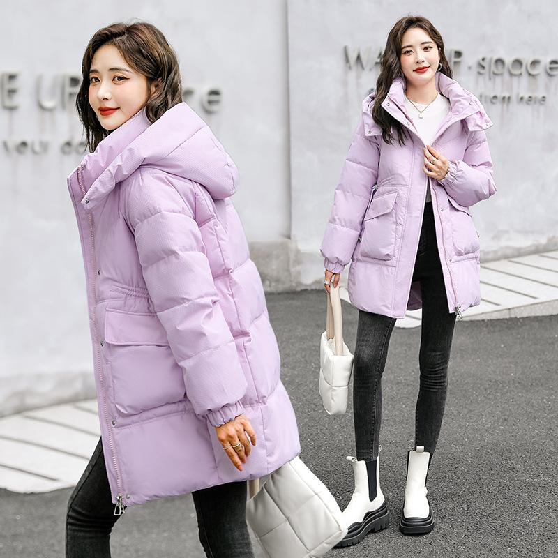 Down and Padded Jacket Women's 2025 New Winter Mid-length Korean Fashion Versatile Small Man Thickened Padded Jacket