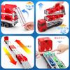 Auoketuo Construction Vehicle Set, 6 Mini Cars, Toys, Ages 3 and Up, Boys and Girls, Safe Design, Assemble and Play, Pretend Play, Birthday Gift,