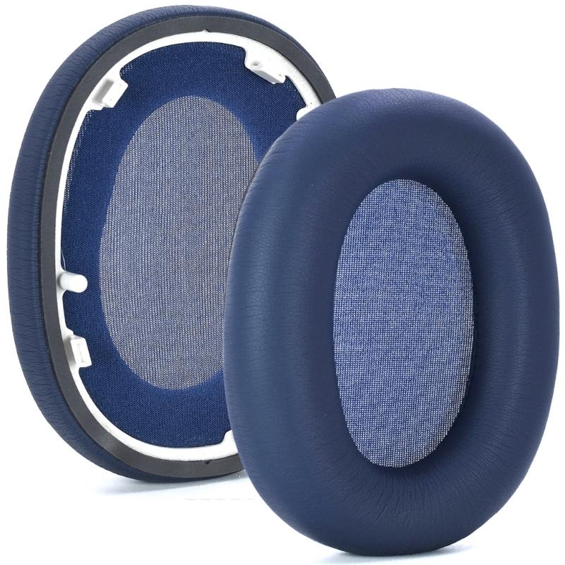 

Accuracy Fit Replacement Ear Cushions Soft Protein Leather Breathable Not Slip Designs Easy installs for WH-1000XM6 темно-синий
