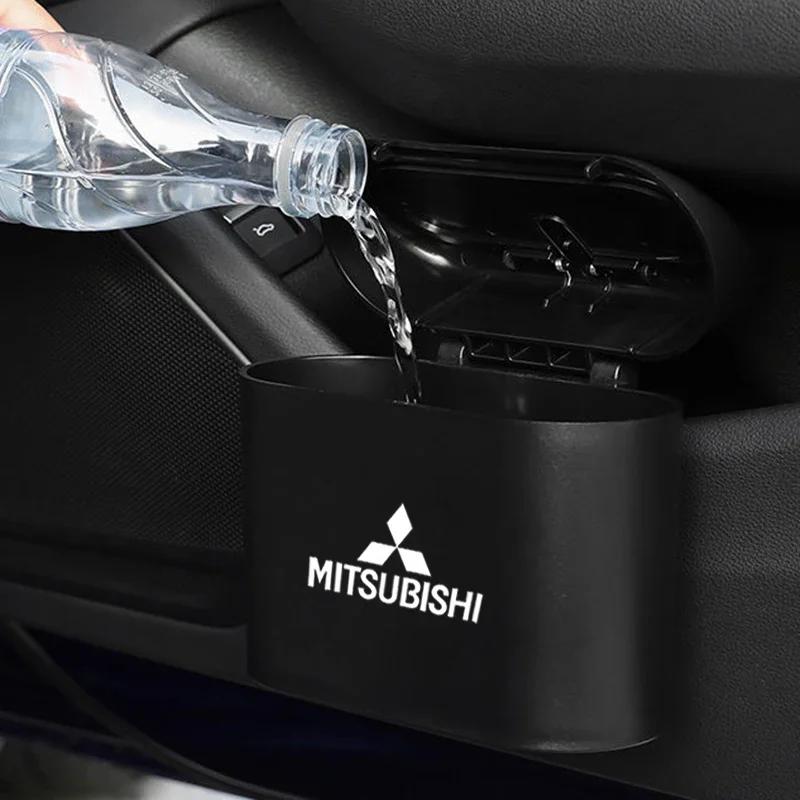 Car Hanging Trash Box Garbage Organizer for Mitsubishi Ralliart Lancer ASX L200 Pajero Outlander Eclipse Accessories Wheelcap MQ9