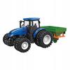 Remote Controlled Tractor Spreader Rubber Wheels Light Sound Blue