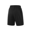 Li-Ning Fitness Series Versatile Comfortable Moisture-Wicking Quick-Dry Casual Simple Solid Color Lace-Up Sports Shorts Men shorts Black AKSV111-1