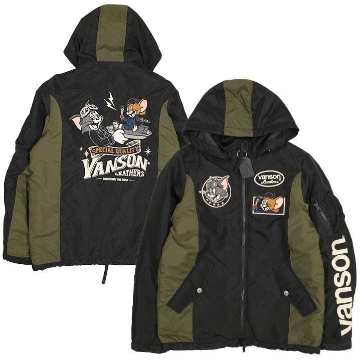 

Куртка из нейлона от Tom Jeri Collaboration [VANSON] TJV-2341 (Л, Черный) чёрный