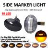 2x Dynamic LED Side Marker Lights Flowing Turn Signal Light Blinker For Fiat 500 For Lancia Lybra Ypsilon For Maserati Alfa 4C