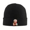 Grandma Granny Ice Cream Warm Knitted Cap Hip Hop Bonnet Hat Autumn Winter Outdoor Beanies Hats for Unisex Women Adult