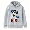 Kids Boys Girls 100% Cotton Crew Neck Short Sleeve T-Shirt, Stylish Stare Go Graffiti Print Casual Soft Breathable Tee for Daily Wear Summer Active To