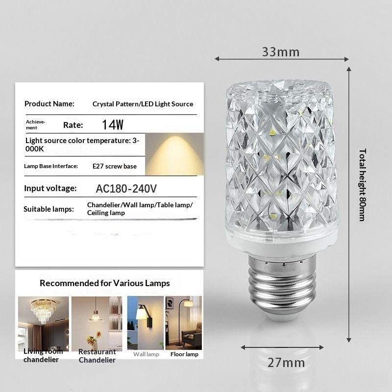 

1Pcs 14W 18W 24W 50W Chandelier Decorative Living Light E14 E27 Led Corn Bulb Small Warm Replace Halogen Lamp Home Decoration
