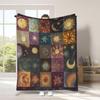 Flat/2D Digital Print Colorful Cute Dinosaur Themed Flannel Throw Blanket, Soft, Warm, and Comfortable