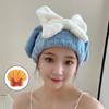 Absorbent Microfiber Hair Towel For Women Quick Drying Soft Bath Turban Elastic Design
