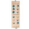 Wooden Mancala Board Game Set Logical Thinking Training Interactive Tabletop Toy Puzzle Board Game for Children and Parent