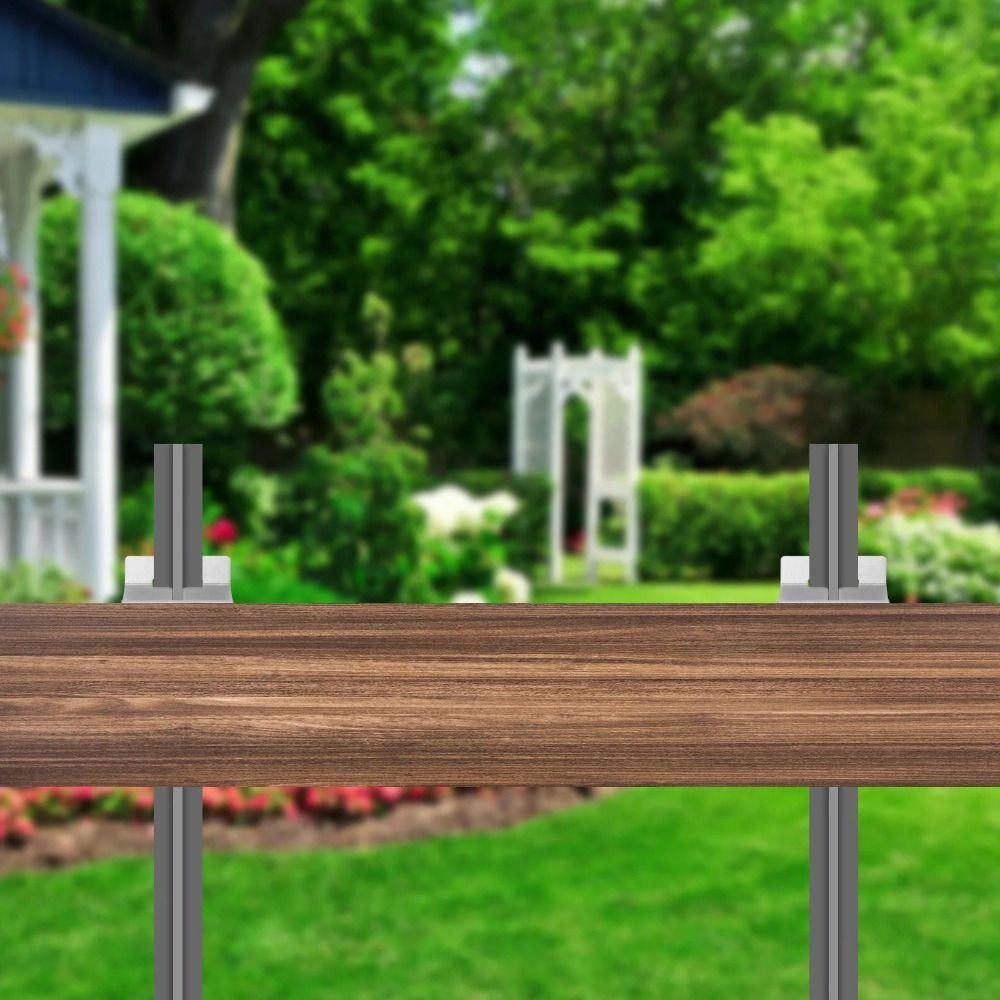 Sturdy 3 Inch T-Post Mounting Bracket Sleek and Minimalist Design Support Vertical Mounting Bracket Iron Convenient