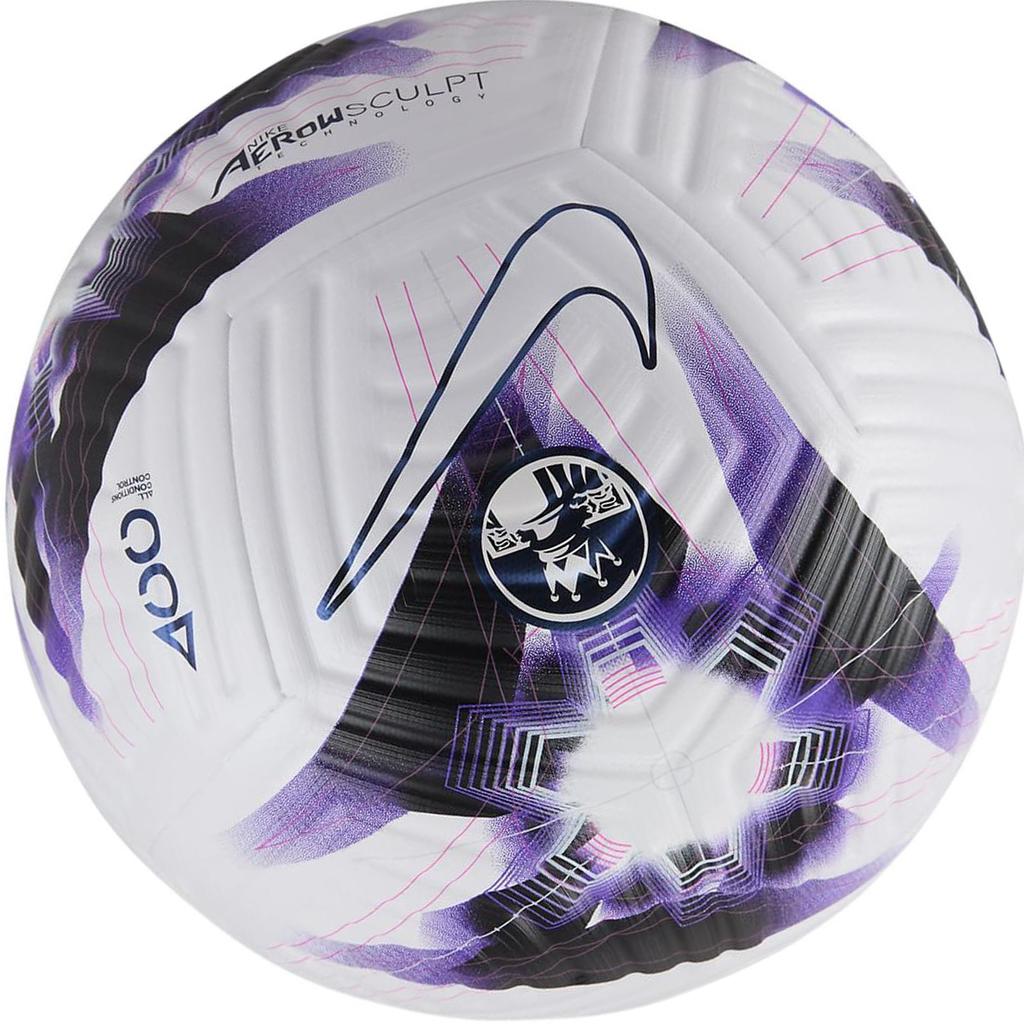 Nike Premier League Flight Size 5 Ball Soccer Ball Synthetic Leather Unisex Passionate Purple White FB2979-101