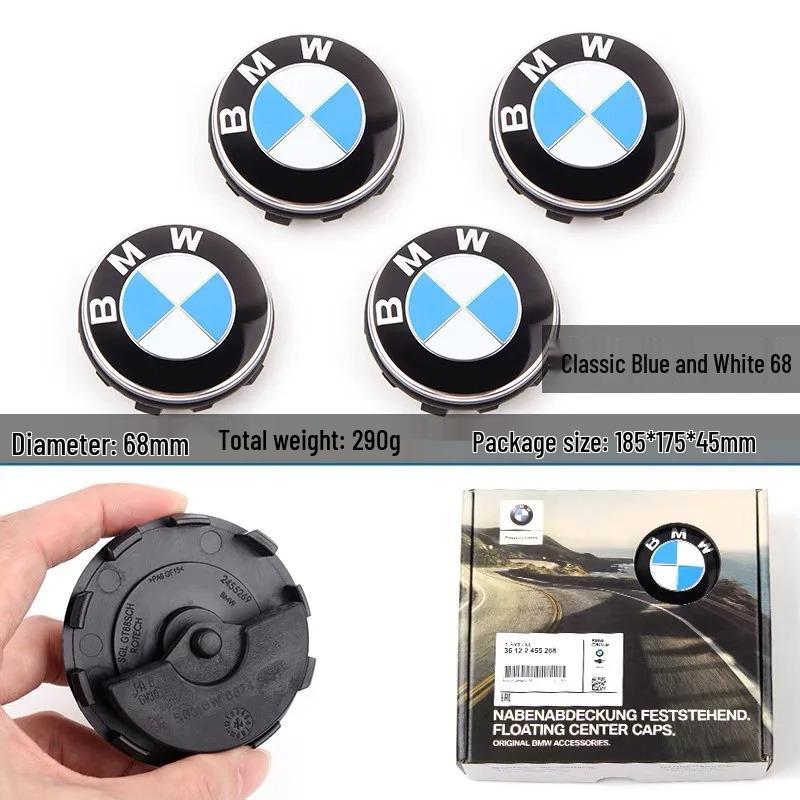 BMW Schwebende Radkappe - Thunder Edition für 3er, 5er, 7er Serie, X1, X2 - 50th Anniversary Edition.