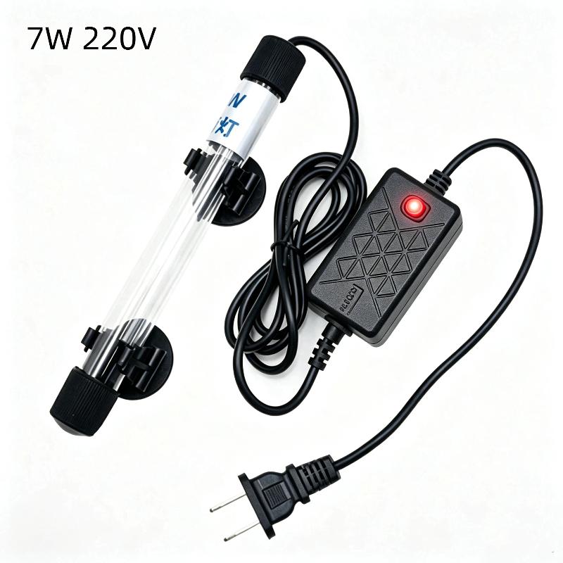 Aquarium UV Sterilizer Light USB Powered Bacteria Killing Algae Removal Light for Home Desktop Mini Fish Tank Use